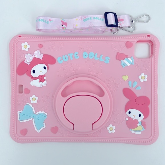 NWT My Melody iPad Case with Strap/Keychain- Pink - Picture 2 of 11